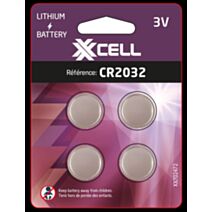 Pile lithium cr2032 X4