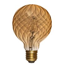 Ampoule LED  Filament Globe Inner Stripped Ambre G125 E27 7W 720Lm 2700K Boite1 XXCELL