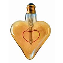 Ampoule LED  Filament Coeur Ambre E27 3W 120Lm 2100K Boite1 XXCELL
