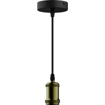 Cordon Antique Mat Bronze 1M E27 Sans Bague Abat Jour Boite1 XXCELL