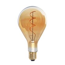 Ampoule LED  Filament Spirale Ambre Geant Ps130 E27 5W 250Lm 2100K Boite1 XXCELL