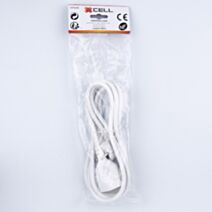Cordon rallonge blanc h05vvf Longueur 3m