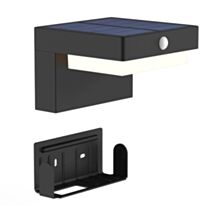 Applique murale Karat noir 3000K 650ml IP44 +détecteur - XXCELL