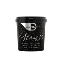 Strass additif paillette 25g argent