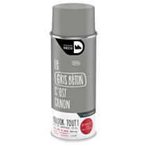 Peinture aérosol Relook Tout - Béton satin 400 ml - MAISON DECO