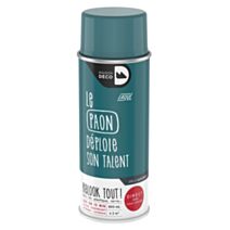 Peinture aérosol Relook Tout - Paon brillant 400 ml - MAISON DECO