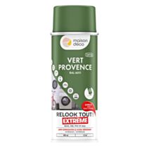 Peinture aérosol multi-supports vert provence 0,4L extérieur - MAISON DECO