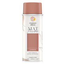 Peinture aérosol mat poudre latérite 0,4L intérieur - MAISON DECO