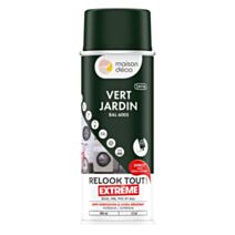 Peinture aérosol multi-supports vert jardin 0,4L extérieur - MAISON DECO