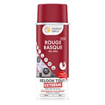 Peinture aérosol multi-supports rouge basque 0,4L extérieur - MAISON DECO