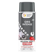 Peinture aérosol RT Extrême laque gris intense 400ml - MAISON DECO