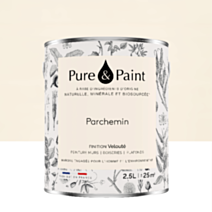 Peinture Multi-Supports Velours Parchemin 2,5L - PURE & PAINT