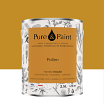 Peinture Multi-Supports Velours Pollen 2,5L - PURE & PAINT