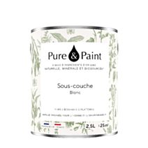 Peinture Multi-Supports Velours Sous Couche 2,5L - PURE & PAINT