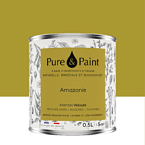 Peinture Multi-Supports Velours Amazonie 0,5L - PURE & PAINT