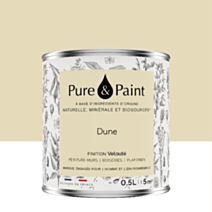 Peinture Multi-Supports Velours Dune 0,5L - PURE & PAINT