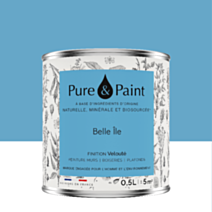 Peinture Multi-Supports Velours Belle Ile 0,5L - PURE & PAINT