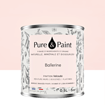 Peinture Multi-Supports Velours Ballerine 0,5L - PURE & PAINT