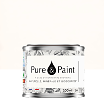 Peinture Multi-Supports Velours Blanc 100ml - PURE & PAINT