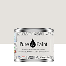 Peinture Multi-Supports Velours Calcaire 100ml - PURE & PAINT