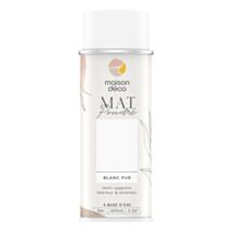 Peinture aérosol mat poudre blanc pur 0,4L intérieur - MAISON DECO
