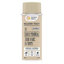 Bombe de peinture Relook Tout minéral sable 400ml - MAISON DECO