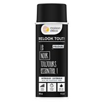 Bombe de peinture Relook velours noir 400ml - MAISON DECO