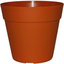 Pot de fleurs Cocoripot Jade Ø15cm Brique     