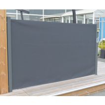 Brise vue/rideau amovible 300x160 grey/gris