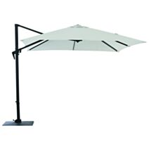 Parasol déporté Aluminium Roma 3x3m Ecru