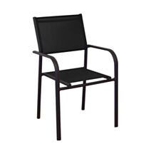 Fauteuil Duca graphite/noir - PRO LOISIRS