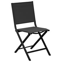 Chaise "THEMA" noir - PRO LOISIRS