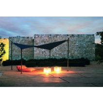 Tonnelle “BUTTERFLY” 3,5 x 3,5 m anthracite