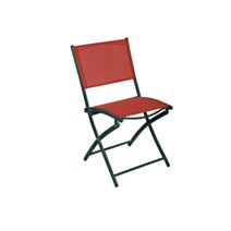 Chaise pliante divine terracotta