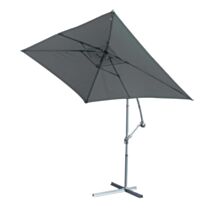 Parasol déporté SuperKing 3 x 2 m anthracite - OZALIDE