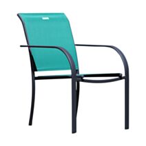 Fauteuil béziers bleu canard