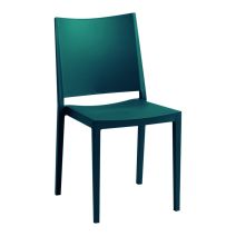 Chaise lagos bleu pétrole