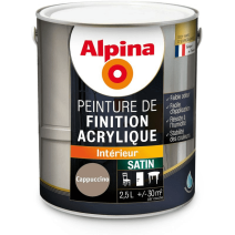Peinture acrylique satin 2,5 L Cappuccino