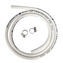 Tuyau gaz 6x12 1m50 avec 2 colliers souple - RIBIMEX