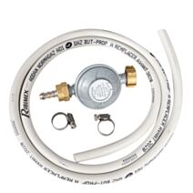 Détendeur gaz butane tuyau caoutchouc Ø6x12 1,50m noir - RIBIMEX