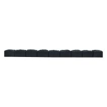 Bordure de jardin en caoutchouc 120 x 8 cm coloris gris