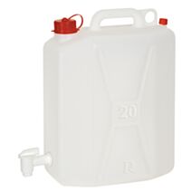 Jerrican 20L alimentaire avec robinet - RIBIMEX