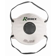 Masque anti-poussière FFP2 + valve x3 - RIBIMEX