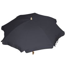 Parasol rond ⌀ 200 cm gris anthracite - TENDANCES ET CREATIONS