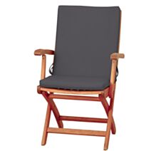 Coussin monobloc haut dossier déhoussable gris anthracite - TENDANCES ET CREATIONS