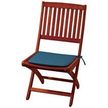 Galette de chaise carrée 38x38x3 cm Rouge