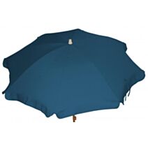 Parasol incliné bleu canard