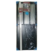 Porte Coulissante Atelier Effet Métal Noir 204x83x4cm - SKYLAB