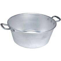 Bassine Aluminium Ø45cm 21L Ép.1,5mm - LE PRATIQUE