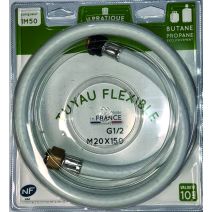 Flexible renforcé butane/propane 1,50 m